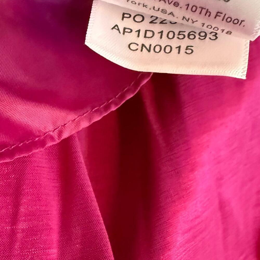Adrianna Papell Women’s Soft Skirt Taffeta Mini Dress In Pink Sz 8 - Picture 8 of 9